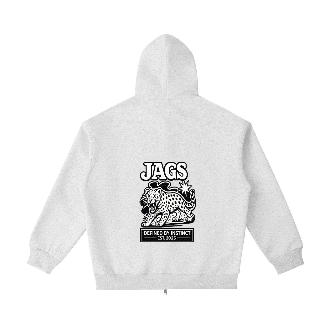 JAGS-Declaration zipped hoodie