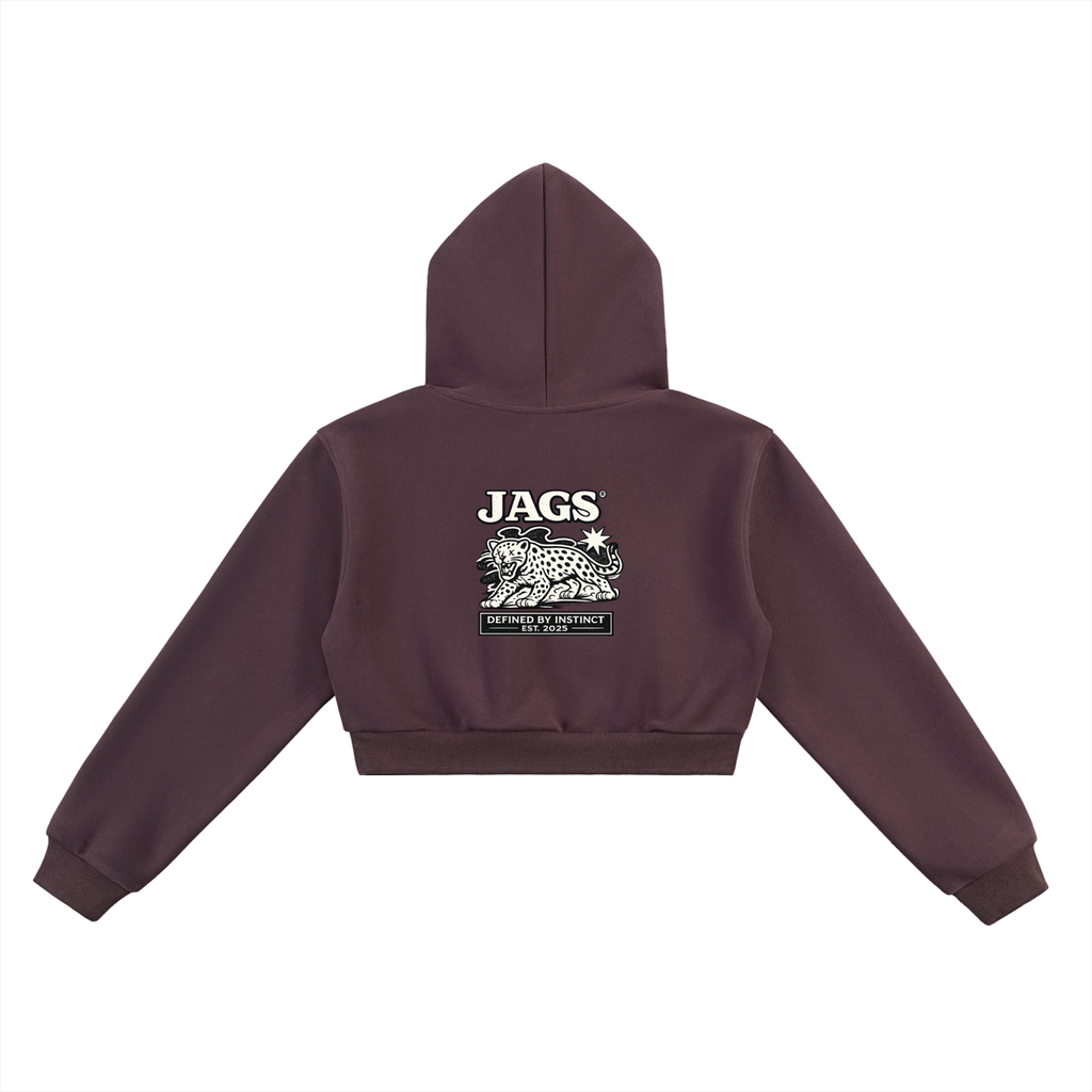 JAGS- Declaration Cropped hoodie