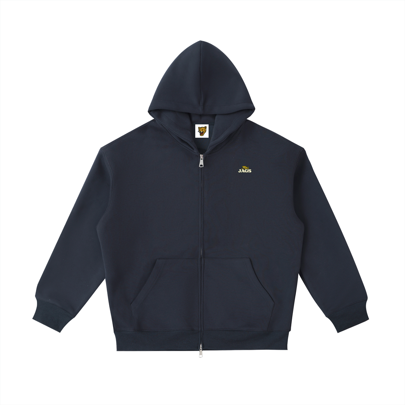 JAGS- Signature zipped hoodie