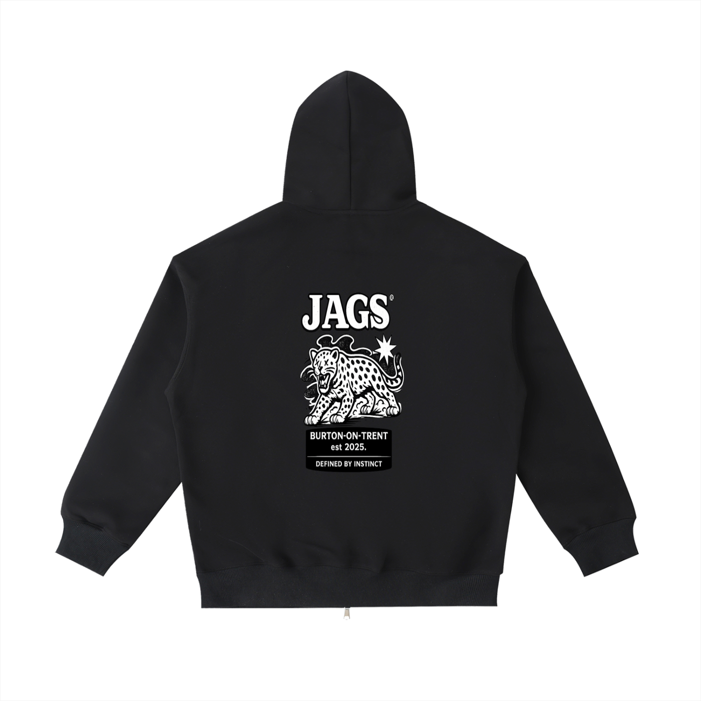 JAGS- Declaration zipped hoodie